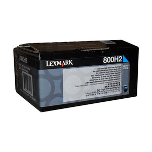 80C0H20 Lexmark 800H2 CX410/510 Cyan High Yield Toner Cartridge