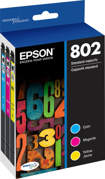 T802520S Epson 802 Color Original Ink Cartridge