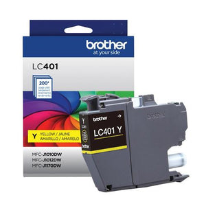 LC401YS Brother Yellow Original Ink Cartridge