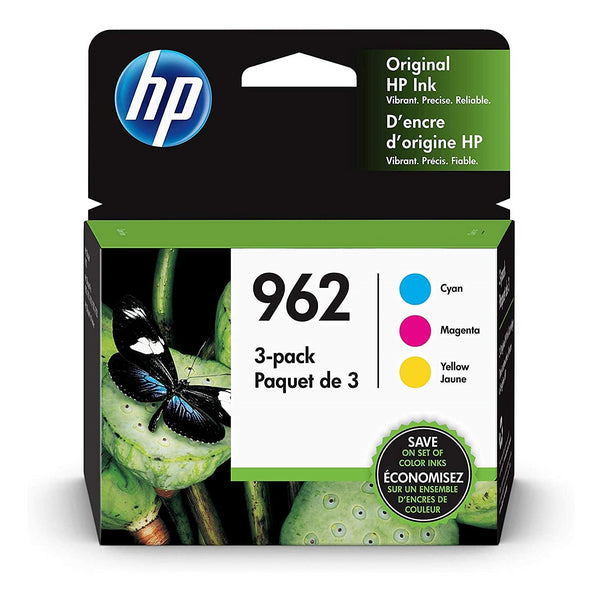 3YP00AN#140 HP #962 CMY Original Ink Combo 3Pack