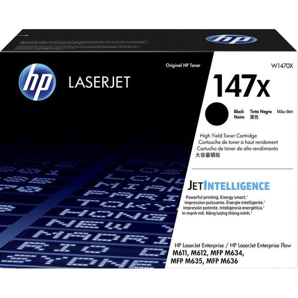 W1470X HP 147X Cartouche de toner noire authentique