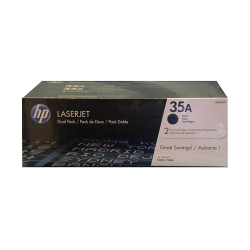 CB435D HP #35A Dual Pack Black Original Cartridge