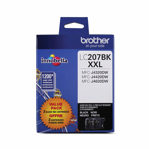 LC2072PKS  Brother Black 2PK Super HY Original Ink Cartridge