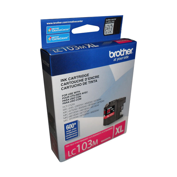 LC103MS Brother Magenta HY Magenta Original Ink Cartridge