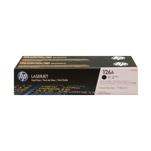 CE310AD HP #126A Dual Pack Black Original Toner Cartridge