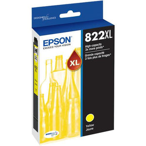 T822XL420 Epson 822XL High Capacity Yellow Original Ink Cartridge