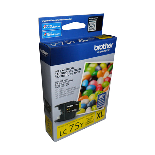 LC75YS Brother Yellow Original Ink Cartridge