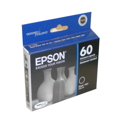 T060120S Epson 60 cartouche d'encre noire produit authentique 