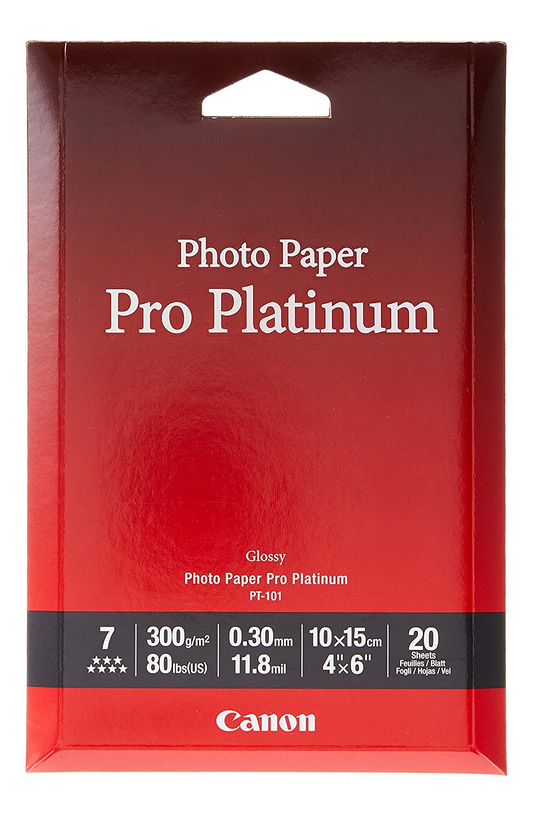 2768B013 Canon PT-101 4" x 6" Photo Paper Pro Platinum