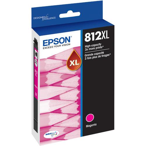 T812XL320 Epson 812XL High Capacity Cyan Original Ink Cartridge