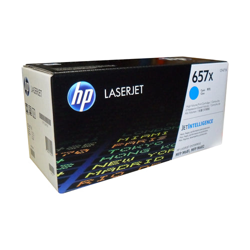 CF471X HP #657X cartouche toner cyan produit authentique 