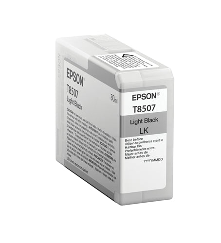 T850700 Epson cartouche d'encre noire claire produit authentique