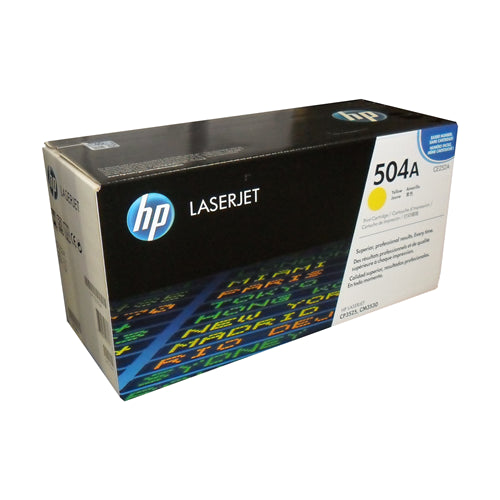 CE252A HP #504A cartouche toner jaune produit originale