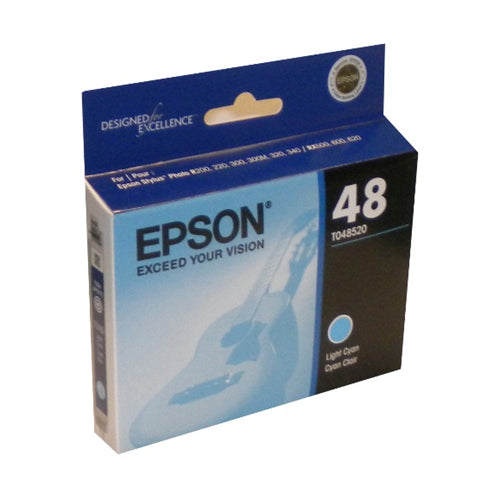 T048520S Epson 48 Cartouche d'encre cyan claire  produit authentique