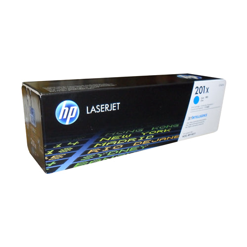 CF401x HP 201X cartouche toner cyan version à haut rendement  produit originale