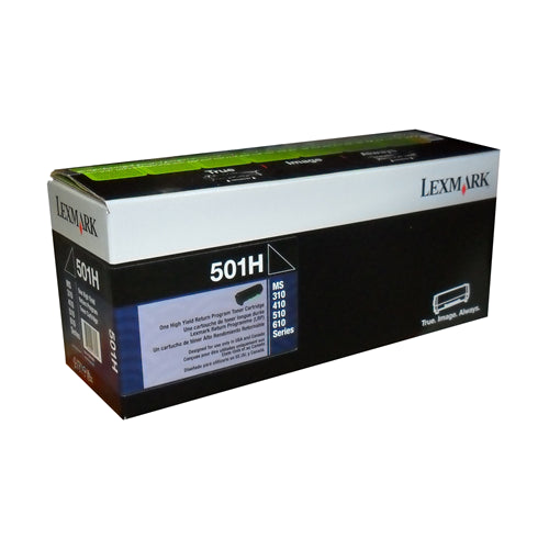 50F1H00 Lexmark #501H High Yield Black Toner cartridge Return Progam