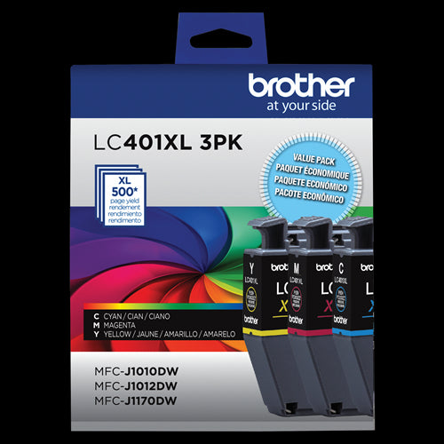 LC401XL3PKS Brother Cartouche encre couleur produit originale