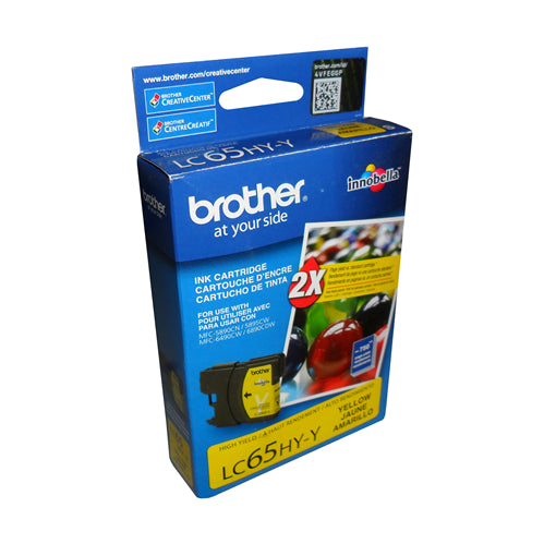 LC65HYYS Brother Yellow Original Ink Cartridge