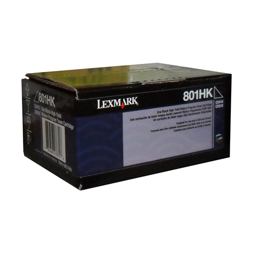 80C1HK0 Lexmark cartouche de toner noire produit originale