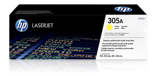 CE412A HP 305A cartouche toner jaune produit authentique 