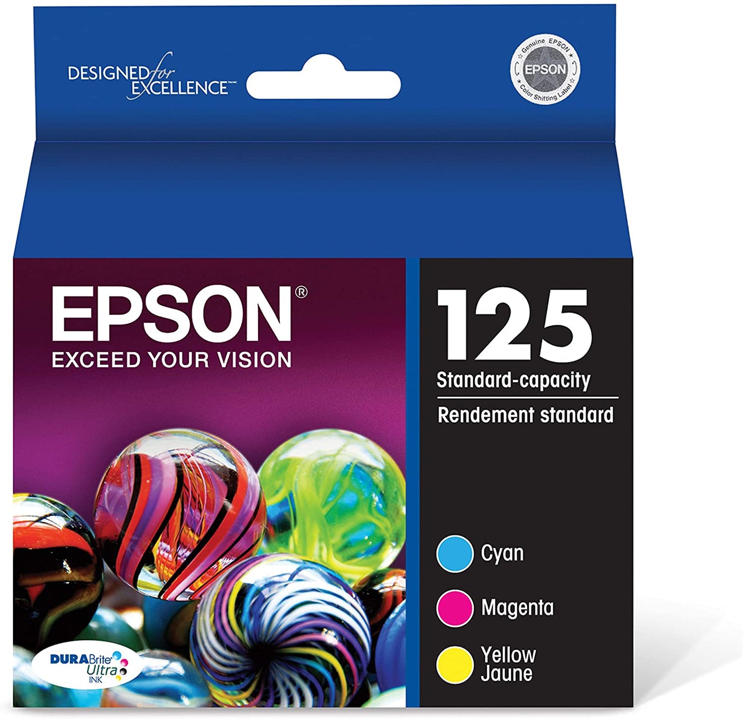 T125520S Epson cartouche d'encre couleur produit authentique