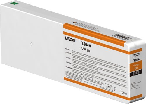 T804a00 Encre Epson UltraChrome HDX Orange 700 ML