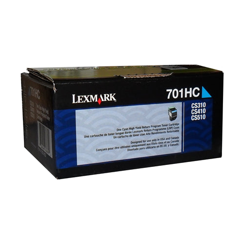 70C1HC0 Lexmark cartouche de toner cyan produit originale