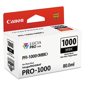 0545C002 Canon PFI-1000 Matte Black Orignal Ink Cartridge