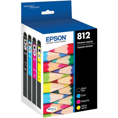 T812120-BCS Epson cartouche d'encre noire et couleur produit authentique