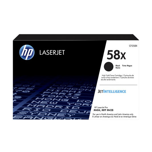 CF258X HP 58X cartouche toner noire version à haut rendement produit originale