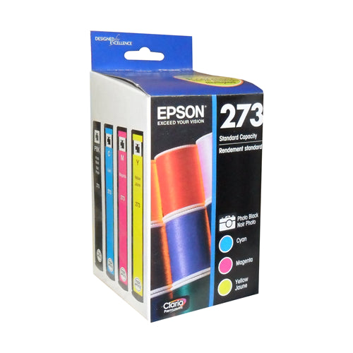 T273520-S Epson 273 Black and Color Original Ink Cartridge