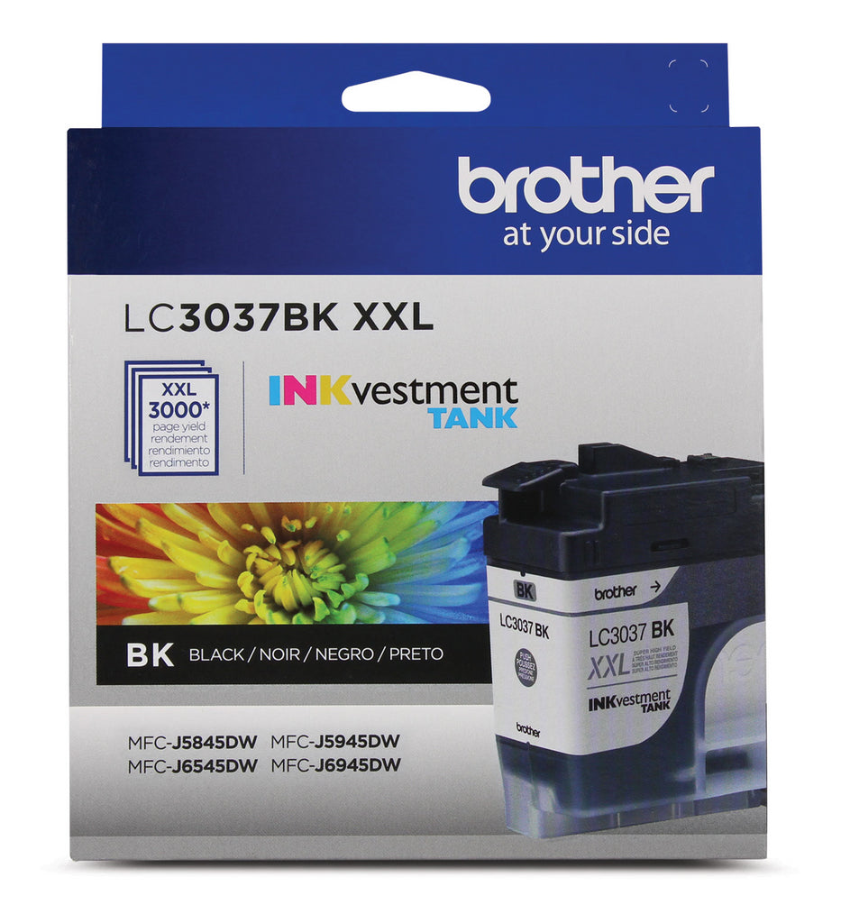 LC3037BKS Brother Black Super High Yield Original Ink Cartridge