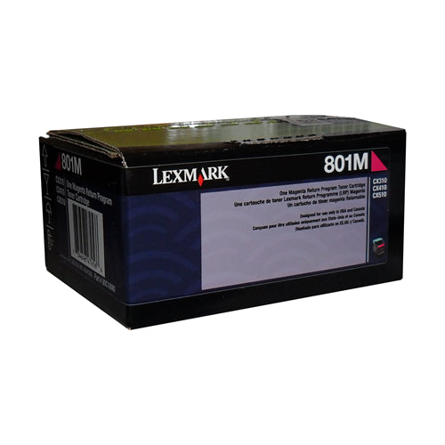 80C10M0 Lexmark 801M CX310/410/510 Magenta Return Progam TO