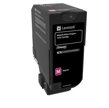 74C10M0 Lexmark CS720 CS725 CX725 Magenta RET PROG Toner 3K