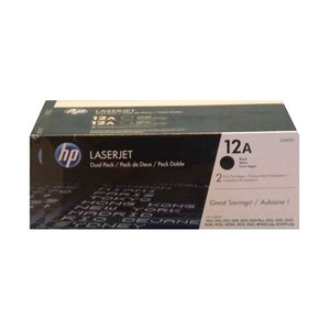 Q2612D HP #12A Dual Pack Black Original Toner Cartridge
