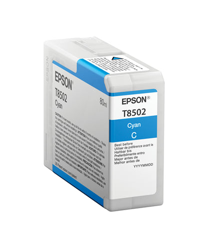 T850200 Epson cartouche d'encre cyan produit authentique