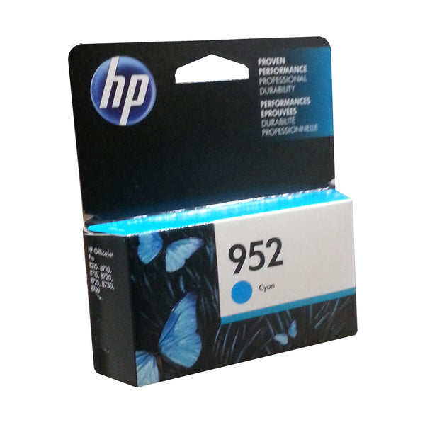 L0S49AN#140 HP #952  cartouche encre cyan authentique