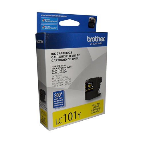 LC101YS Brother Yellow Original Ink Cartridge