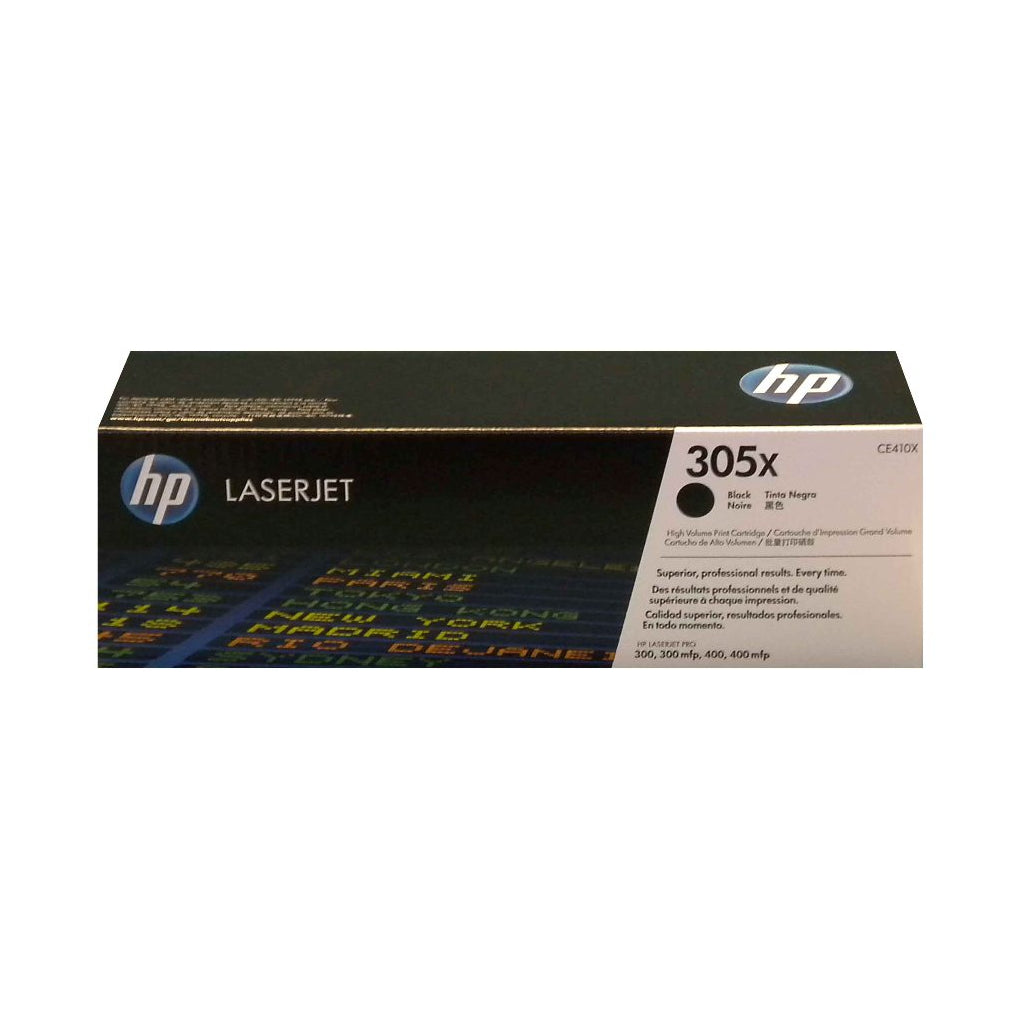 CE410X HP #305X  Cartouche de toner HP LaserJet noir à haut rencement d’origine