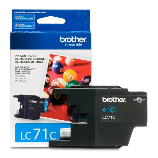 LC71CS Brother Cyan Original Ink Cartridge