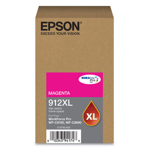 T912XL320 Epson T912 High Capacity Cyan Original Ink Cartridge