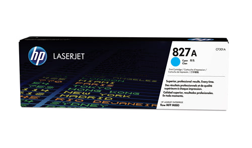 CF301A HP #827A cartouche toner cyan produit originale