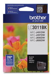 LC3011BKS  Brother  Black Original Ink Cartridge