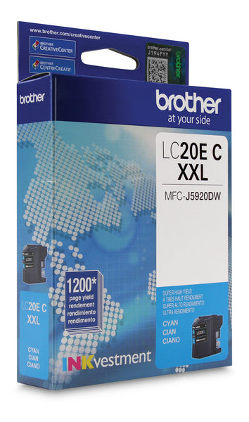 LC20ECS Brother Cyan Original Ink Cartridge