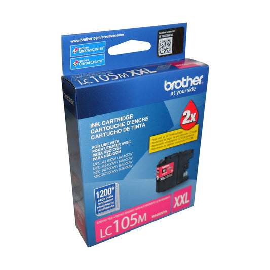 LC105MS Brother Magenta Super HY Original Ink Cartridge