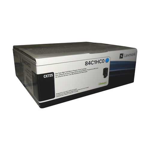 84C1HC0 Lexmark cartouche de toner cyan produit originale