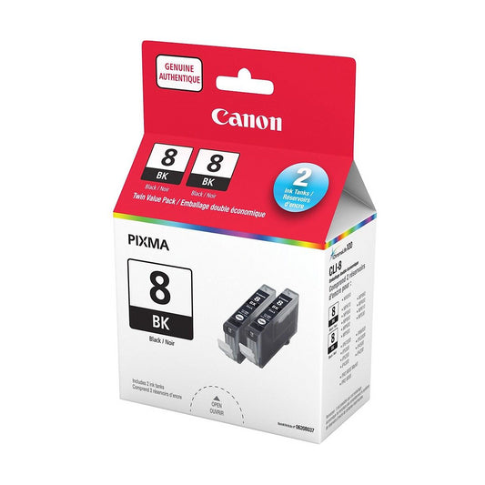 0620B037 Canon CLI-8 BK Twin Ink Value Pack