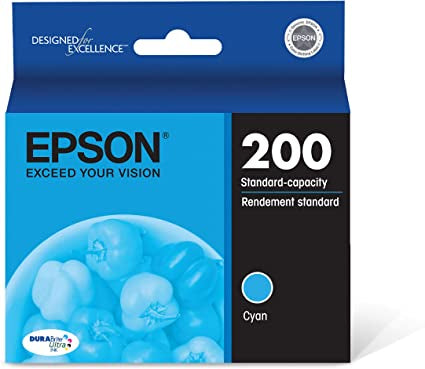 T200220S Epson 200 Durabrite Ultra Cyan Original Ink Cartridge