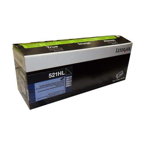 52D1H0L Lexmark cartouche de toner noire produit originale