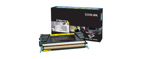 X746A1YG Lexmark cartouche de toner jaune produit originale